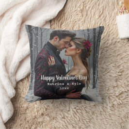 Cojín Decorativo Foto y nombre personalizados para el Día de San Va