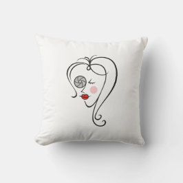 Cojín Decorativo Fotógrafa femenina
