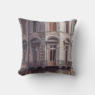 COJÍN DECORATIVO FOTOGRAFÍA AÉREA DE LA VENTANA DEL EDIFICIO