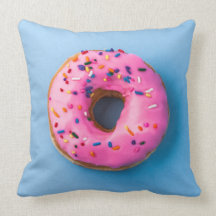 Fotografía azul y rosa de diseño moderno Pillow