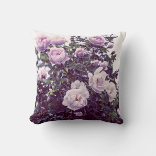 Cojín Decorativo Fotografía de arbusto de Rosa