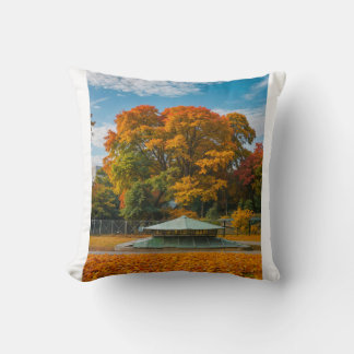 Cojín Decorativo Fotografía de la naturaleza del follaje de otoño e