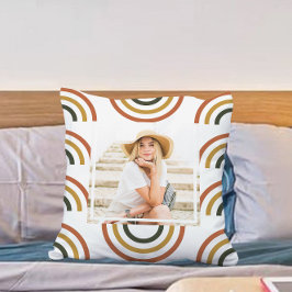 Cojín Decorativo Fotografía de los tonos del arcoiris terrestres