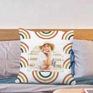 Cojín Decorativo Fotografía de los tonos del arcoiris terrestres