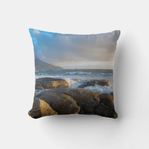 Cojín Decorativo fotografía de paisaje de costa