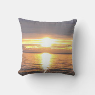 Cojín Decorativo Fotografía de Serene Sunset Nature