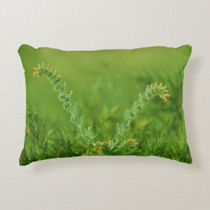 Cojín Decorativo Fotografía de una planta salvaje verde