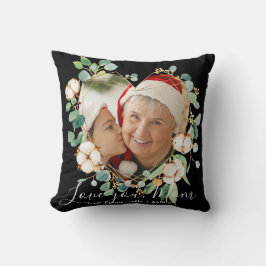 Cojín Decorativo Fotografía del Día de la Madre Eucalyptus Personal