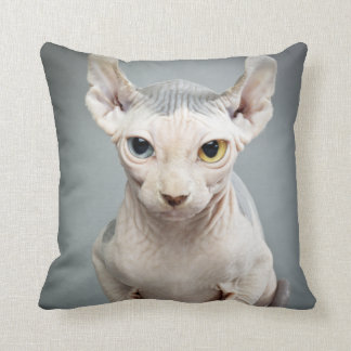 Cojín Decorativo Fotografía del gato Elf Sphinx