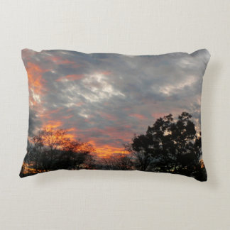 Cojín Decorativo Fotografía del paisaje natural del atardecer de in