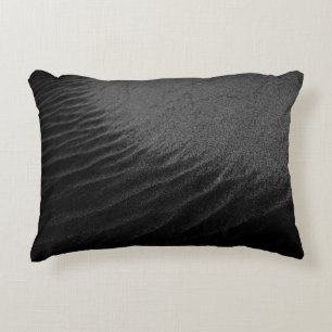 Cojín Decorativo Fotografía en escala de grises de arena