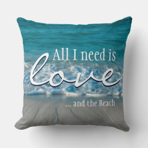 Cojín Decorativo Fotografía EN LA PLAYA + tus ideas