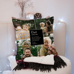 Cojín Decorativo Fotografía familiar divertida y sentida de definic