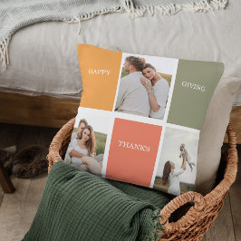 Cojín Decorativo Fotografía moderna de la escuela familiar | Feliz 