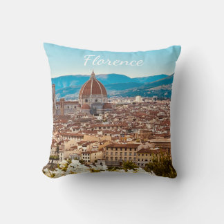 Cojín Decorativo Fotografía personalizada de Florencia en Italia