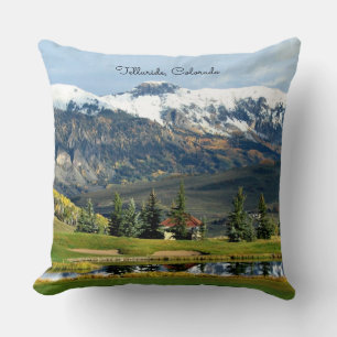 Cojín Decorativo Fotografía pintoresca de Telluride, Colorado