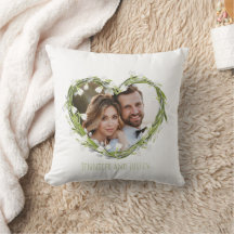 Cojín decorativo fotográfico Boda personalizado