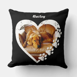 Cojín decorativo fotográfico de Mascota repugnante