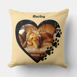 Cojín decorativo fotográfico de Mascota repugnante