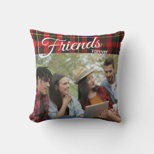 Cojín decorativo fotográfico de moda para siempre