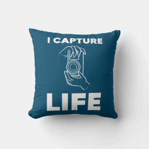 Cojín Decorativo Fotógrafo Captura la Vida