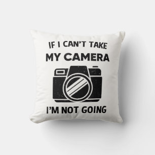 Cojín Decorativo Fotógrafo Si No Puedo Tomar Mi Cámara No Voy