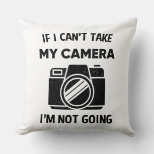 Cojín Decorativo Fotógrafo Si No Puedo Tomar Mi Cámara No Voy