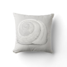 Fotomínima de concha de caracol blanco de la natur