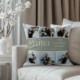 Cojín Decorativo Fotorretrato sentimental para mamá 