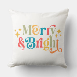 Cojín Decorativo Fotos coloridas de la familia mora y brillante