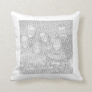 Cojín Decorativo Fotos cuadradas de borde blanco