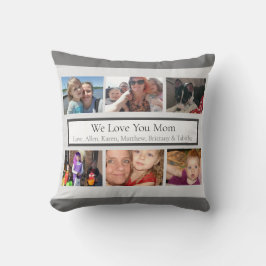 Cojín Decorativo Fotos de familia personalizadas