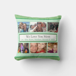 Cojín Decorativo Fotos de familia personalizadas
