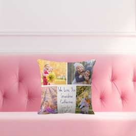 Cojín Decorativo Fotos de las hijas pequeñas Personalizado Regalo d