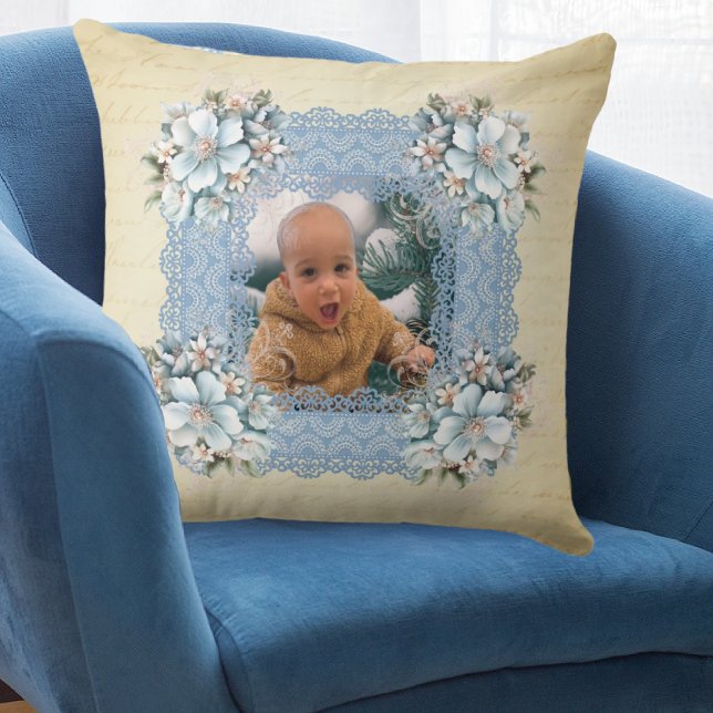 Cojín Decorativo Fotos de letras antiguas desvaídas Victorianas vin (Subido por el creador)