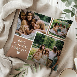 Cojín Decorativo Fotos de moda y citas de Bestie para los mejores a