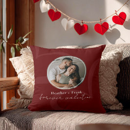 Cojín Decorativo Fotos de San Valentín Románticas Modernas Mínimas 