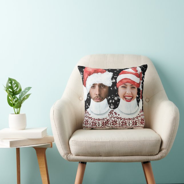 Cojín Decorativo Fotos divertidas Navidades personalizados (Silla)