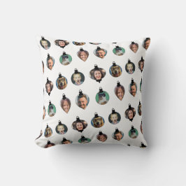 Cojín Decorativo Fotos familiares divertidas se enfrentan a los ado