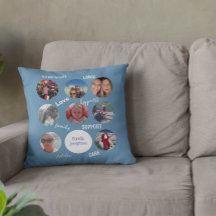 Fotos familiares personalizadas azul