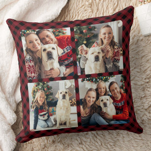Cojín Decorativo Fotos modernas 4 Fotos Festividades personalizadas