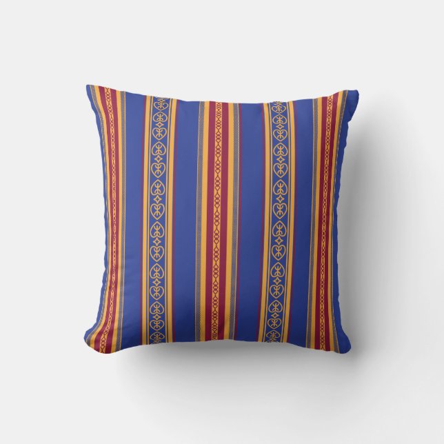 Cojín Decorativo Fouda - tissus kabyle - robe kabyle Algérie  (Anverso)