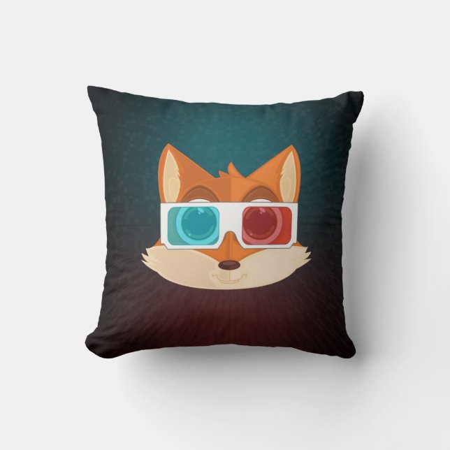 Cojín Decorativo Fox - 3D (Anverso)