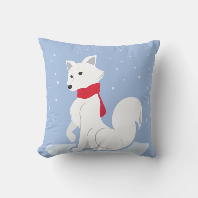 Cojín Decorativo Fox ártica (Anverso)