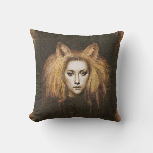 Cojín Decorativo Fox Chica Throw Cushion (Anverso)