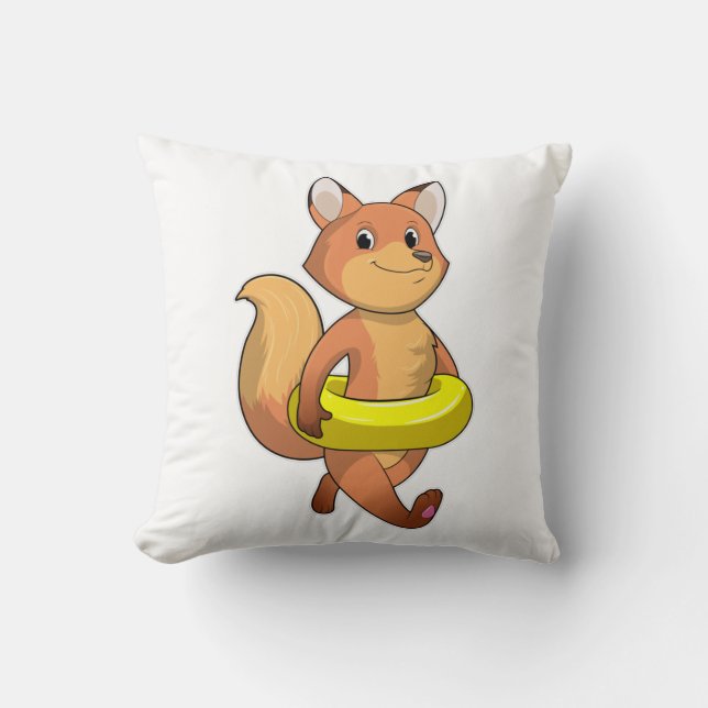 Cojín Decorativo Fox con Lifebuoy (Anverso)