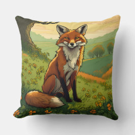 Cojín Decorativo Fox en los Shamrock