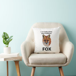 Cojín Decorativo Fox Puedo Ayudar A Resolver Cualquier Problema De 