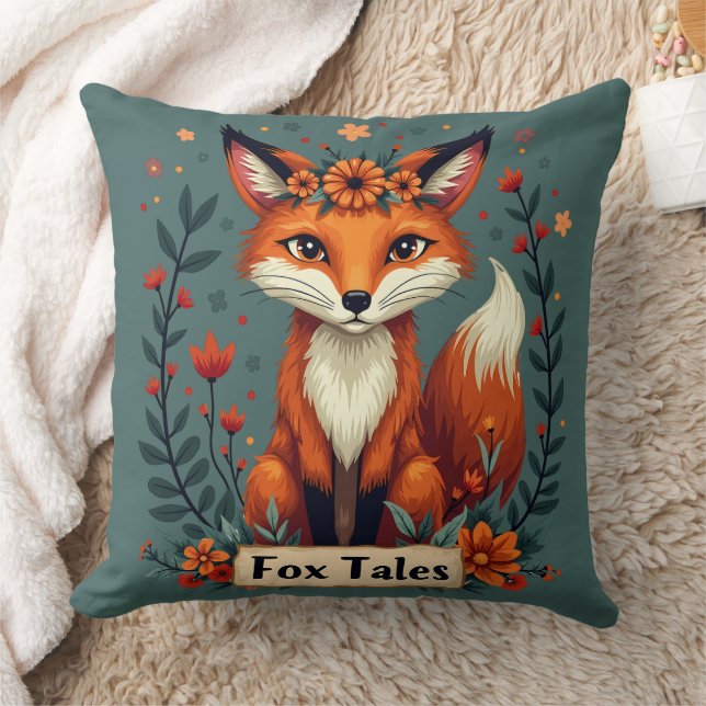 Cojín Decorativo Fox Tales Boho Woodland Animal (Manta)