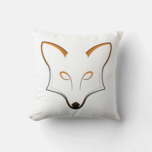 Cojín Decorativo Fox Throw Pillow (Anverso)